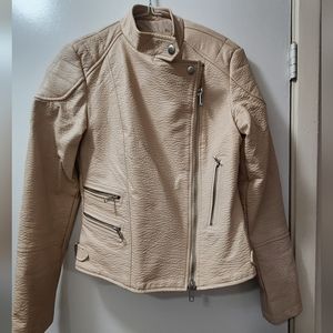 Faux leather jacket